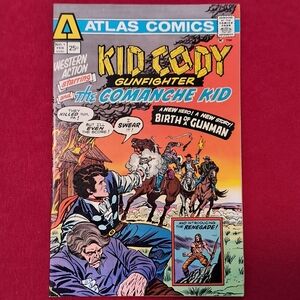 Western Action Issue #1 Featuring Kid Cody 1975 Atlas Comics VF-NM
